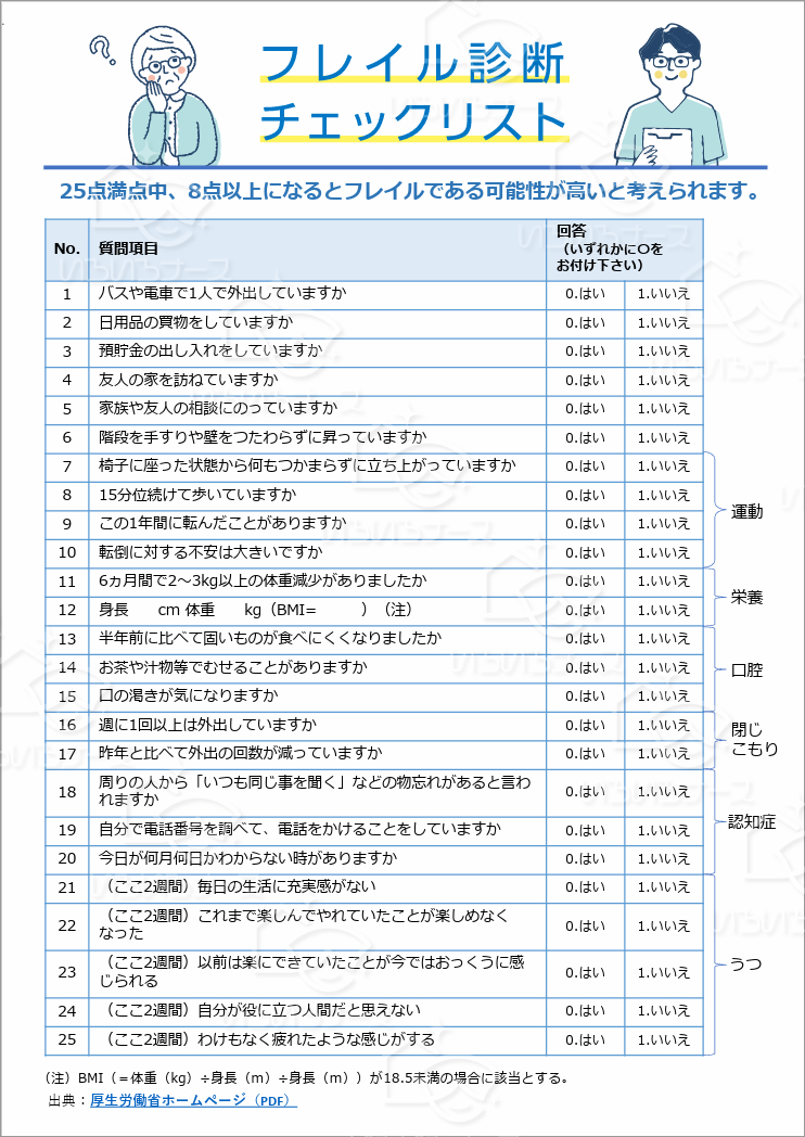訪問看護営業チラシ無料ダウンロード（11）【チェックリスト付き